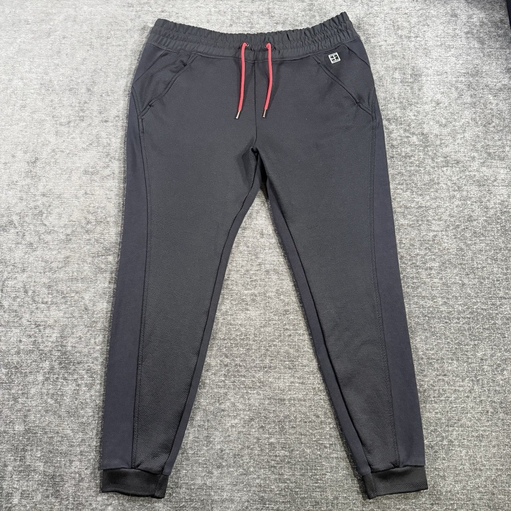 Nike Court Tennis Joggers Men's Size Large Black Athletic‎ Sweatpants Comfort